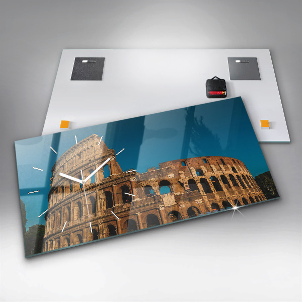 Horizontale Uhr mit motiv Kolosseum in Italien
