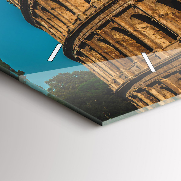 Horizontale Uhr mit motiv Kolosseum in Italien