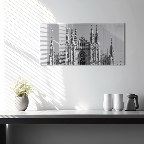 Horizontale Uhr mit motiv Dom von Mailand Kathedrale