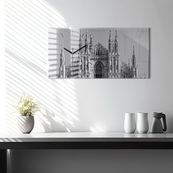 Horizontale Uhr mit motiv Dom von Mailand Kathedrale