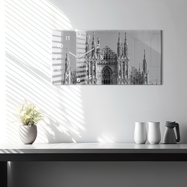 Horizontale Uhr mit motiv Dom von Mailand Kathedrale
