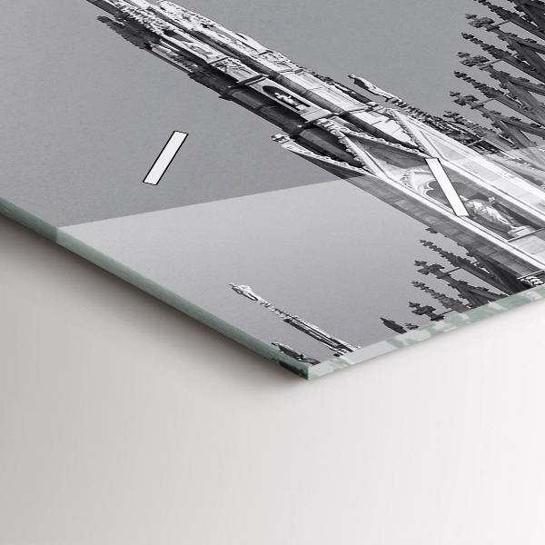 Horizontale Uhr mit motiv Dom von Mailand Kathedrale