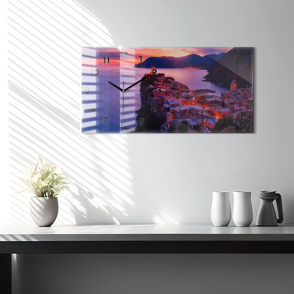 Horizontale Uhr Inschrift der Erinnerungen