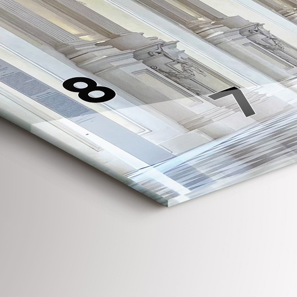 Horizontale Uhr mit motiv Das Museum La Veneria Reale