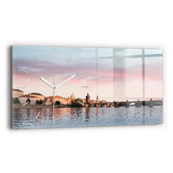 Horizontale Uhr Karlsbrücke in Prag