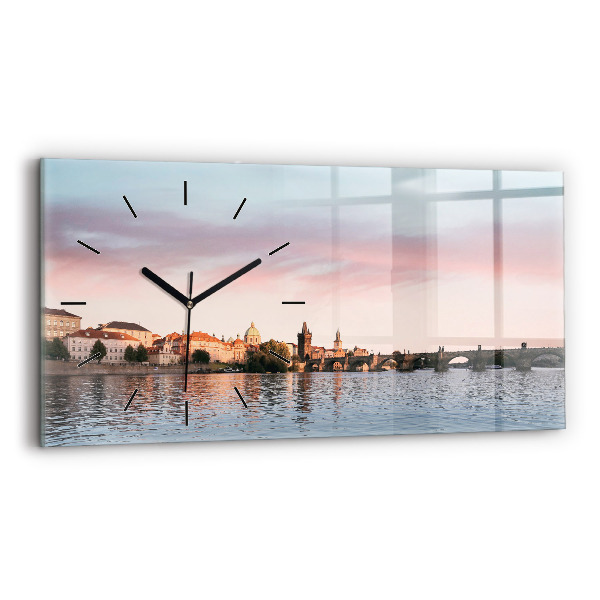 Horizontale Uhr Karlsbrücke in Prag