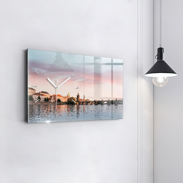 Horizontale Uhr Karlsbrücke in Prag