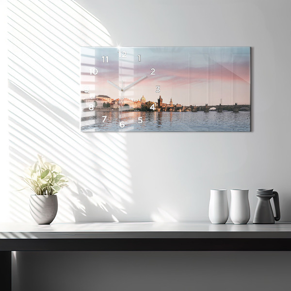 Horizontale Uhr Karlsbrücke in Prag