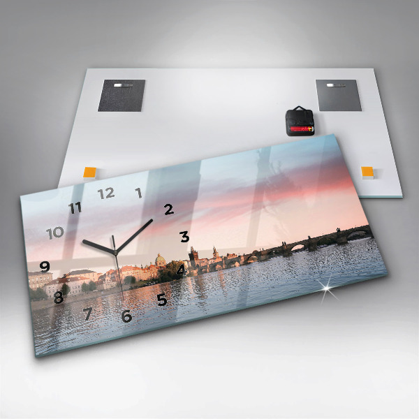 Horizontale Uhr Karlsbrücke in Prag