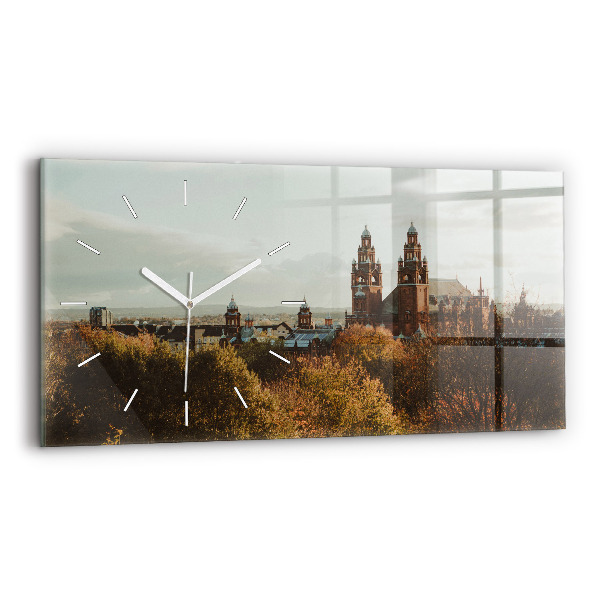 Horizontale Uhr mit motiv Kunstgalerie in Glasgow