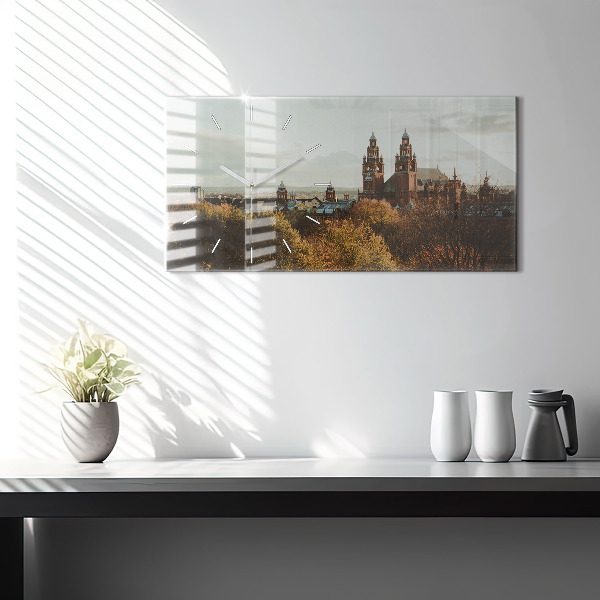 Horizontale Uhr mit motiv Kunstgalerie in Glasgow