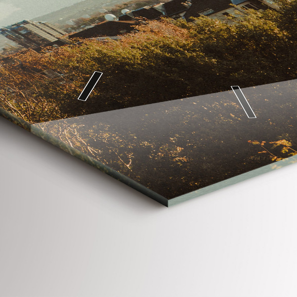 Horizontale Uhr mit motiv Kunstgalerie in Glasgow