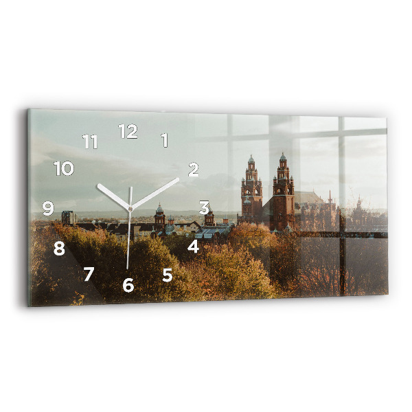 Horizontale Uhr mit motiv Kunstgalerie in Glasgow