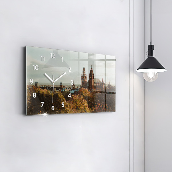 Horizontale Uhr mit motiv Kunstgalerie in Glasgow