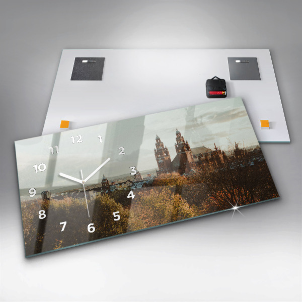 Horizontale Uhr mit motiv Kunstgalerie in Glasgow