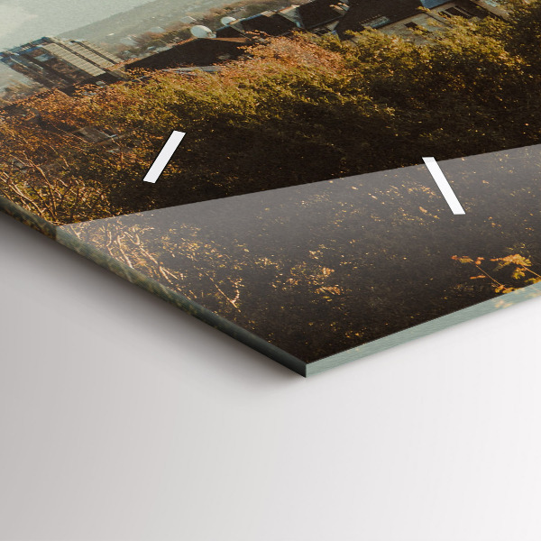 Horizontale Uhr mit motiv Kunstgalerie in Glasgow