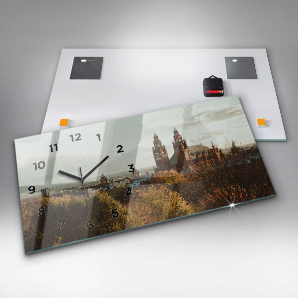 Horizontale Uhr mit motiv Kunstgalerie in Glasgow