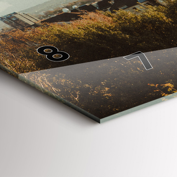 Horizontale Uhr mit motiv Kunstgalerie in Glasgow