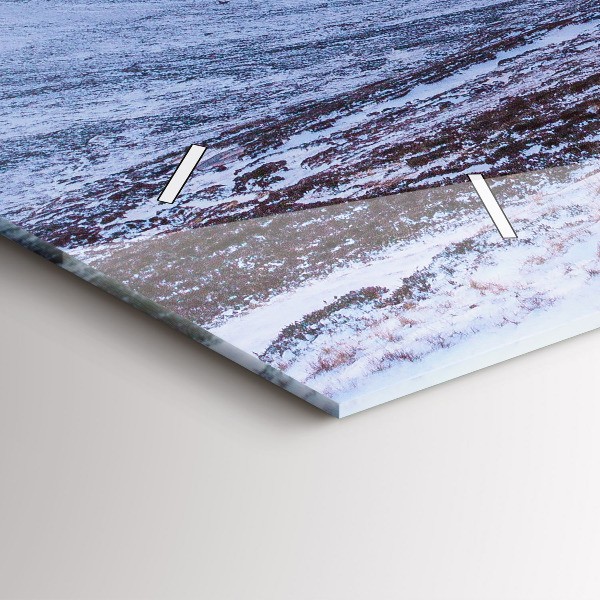 Horizontale Uhr Hütte in den Bergen