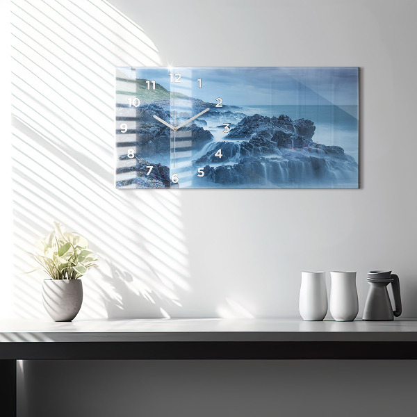 Horizontale Uhr mit motiv Leuchtturm