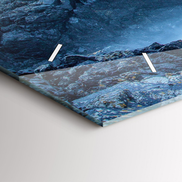 Horizontale Uhr mit motiv Leuchtturm