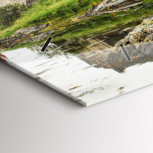 Horizontale Uhr Schloss Eilean Donan in Schottland