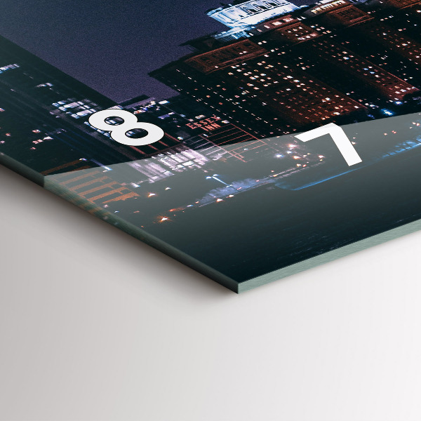 Horizontale Uhr Chicago Stadtbild