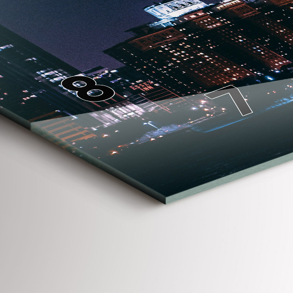 Horizontale Uhr Chicago Stadtbild