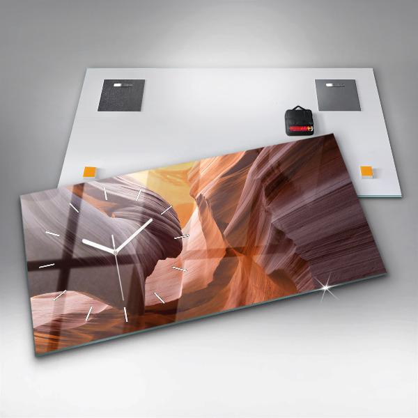 Horizontale Uhr mit motiv Antilopenschlucht