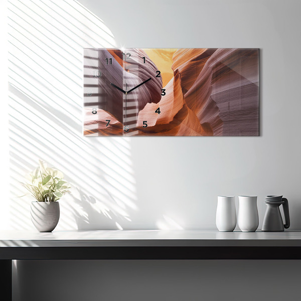 Horizontale Uhr mit motiv Antilopenschlucht