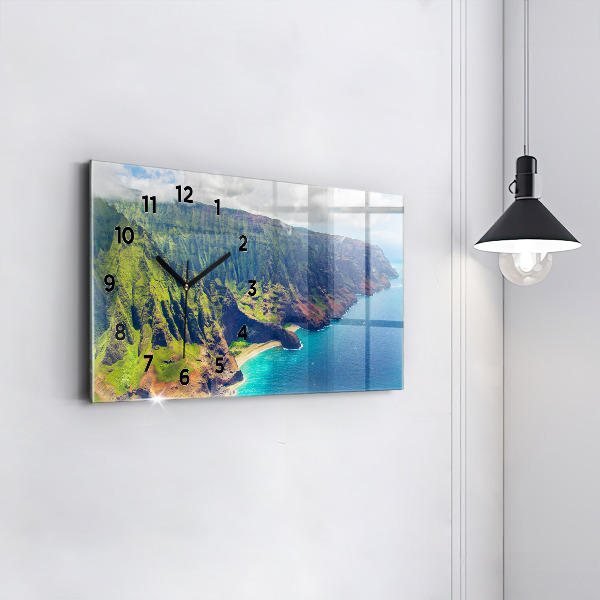 Horizontale Uhr mit motiv Hawaiianisches Meer
