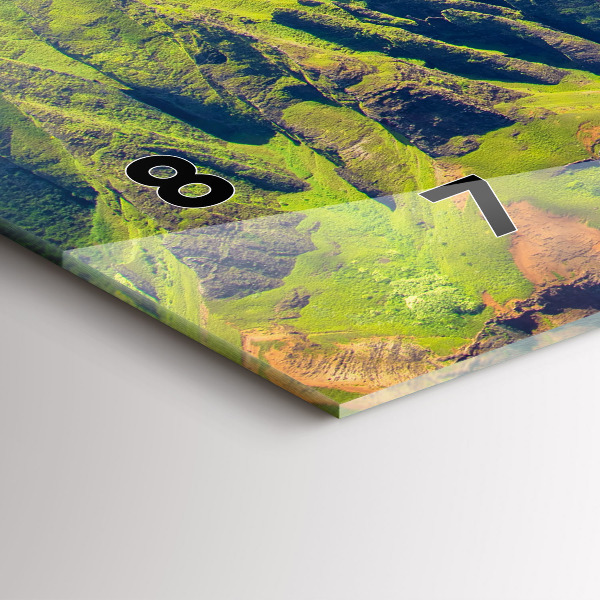 Horizontale Uhr mit motiv Hawaiianisches Meer