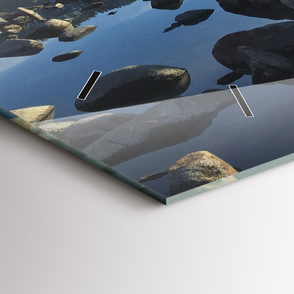 Horizontale Uhr mit motiv Blick aufs Meer