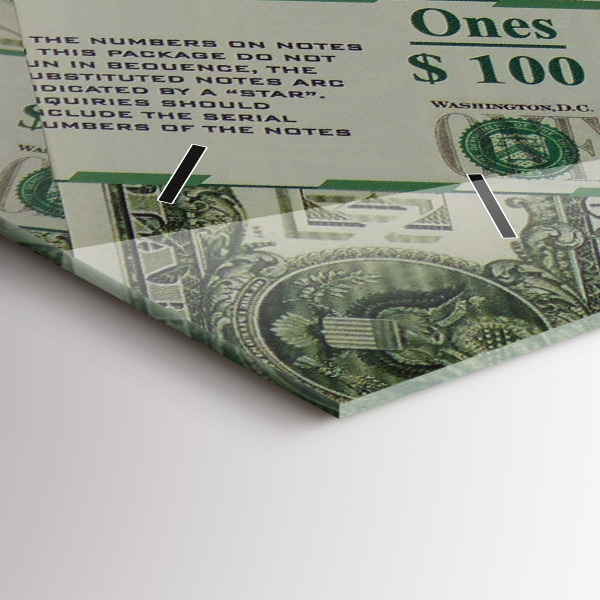 Horizontale Uhr 1 US Dollar