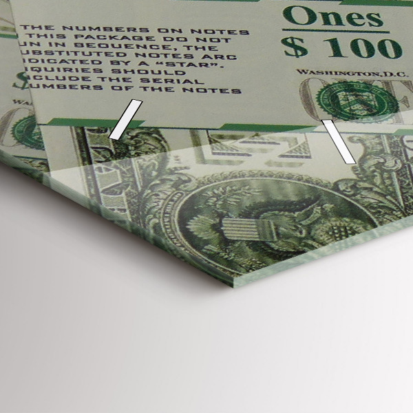 Horizontale Uhr 1 US Dollar