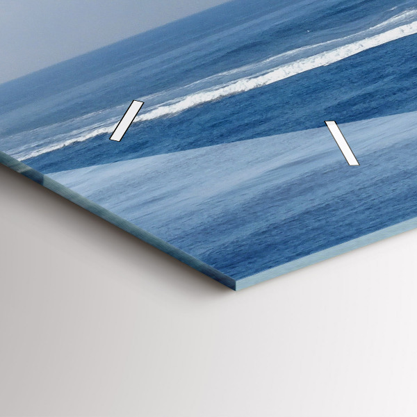 Horizontale Uhr Schwimmendes Boot auf dem Meer