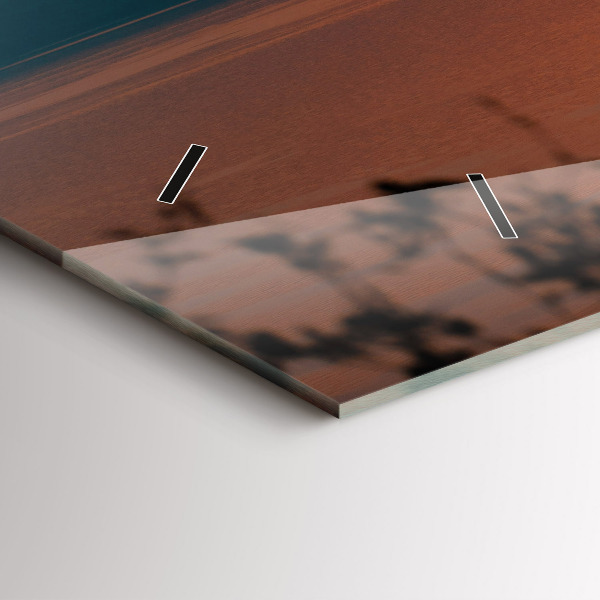 Horizontale Uhr Balaton am Abend