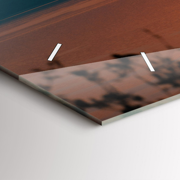 Horizontale Uhr Balaton am Abend