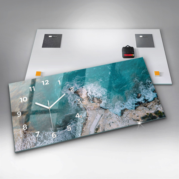 Horizontale Uhr Fjorde an der Costa Blanca