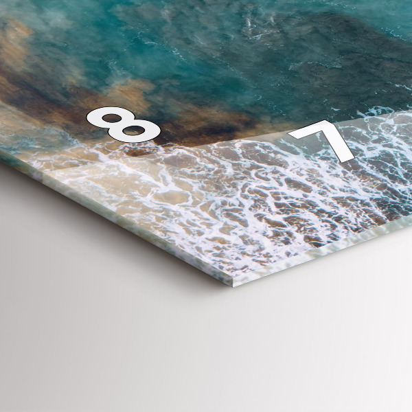 Horizontale Uhr Fjorde an der Costa Blanca