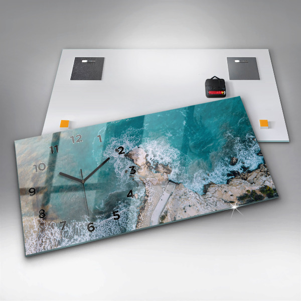 Horizontale Uhr Fjorde an der Costa Blanca