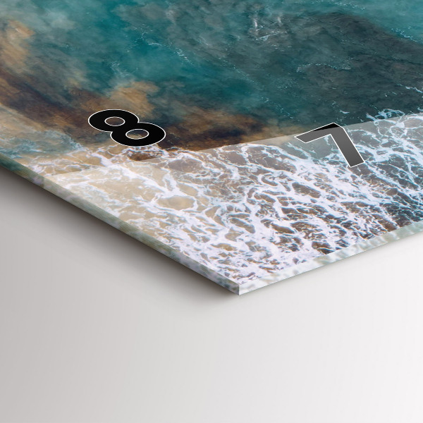 Horizontale Uhr Fjorde an der Costa Blanca