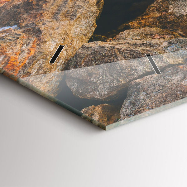 Horizontale Uhr mit motiv Meereslandschaft