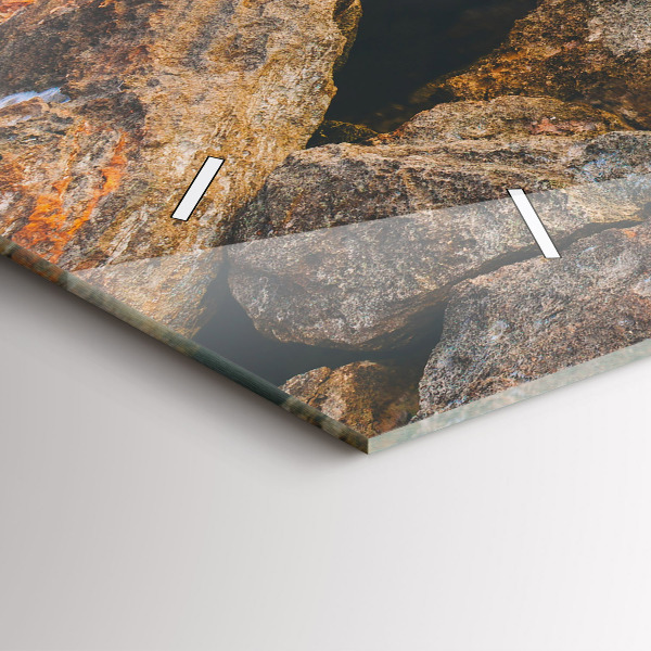 Horizontale Uhr mit motiv Meereslandschaft