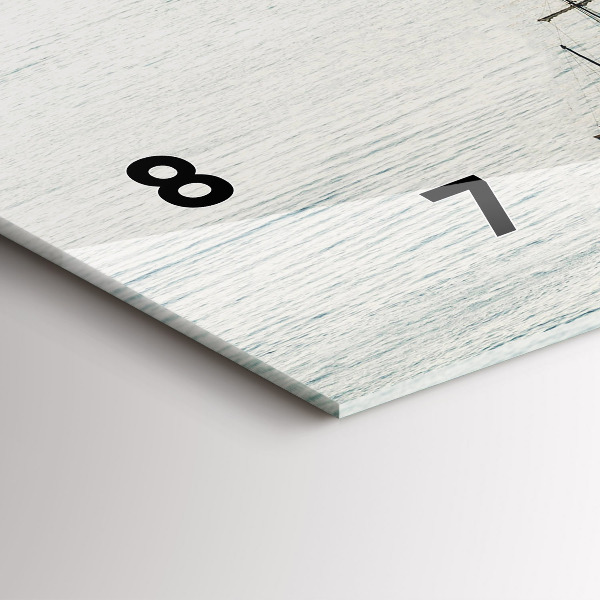 Horizontale Uhr Segelschiff in Dubrovnik