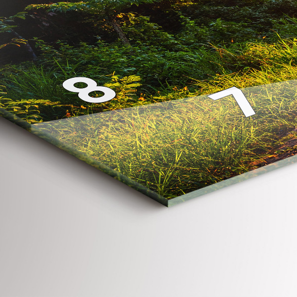 Horizontale Uhr Surat Thani Park in Thailand