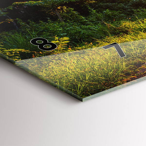 Horizontale Uhr Surat Thani Park in Thailand