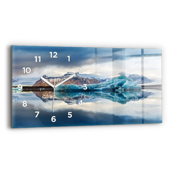 Horizontale Uhr mit motiv Jokulsarlon-See in Island