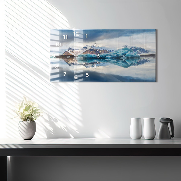 Horizontale Uhr mit motiv Jokulsarlon-See in Island