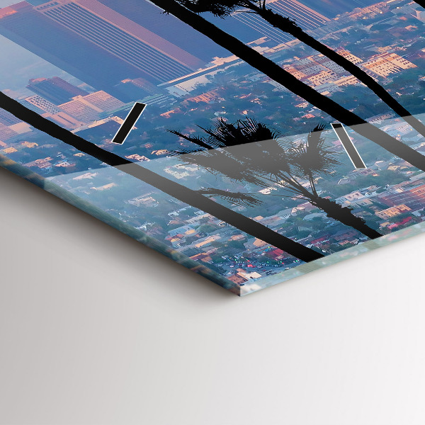 Horizontale Uhr Sonnenuntergang in Los Angeles